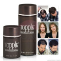 Toppik Fibres de renforcement des cheveux et épaissir les cheveux clairsemés Solutions de kératine naturelle pour hommes femmes recharger les cheveux complets instantanément 25g brun foncé